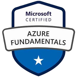 Microsoft AZ-900 Azure Fundamentals badge