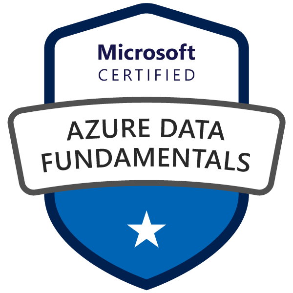 Microsoft DP-900 Azure Data Fundamentals badge